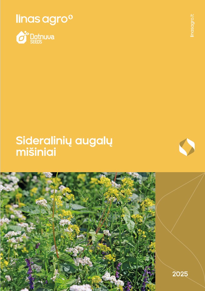 Sideralinių augalų bukletas 2025 m.